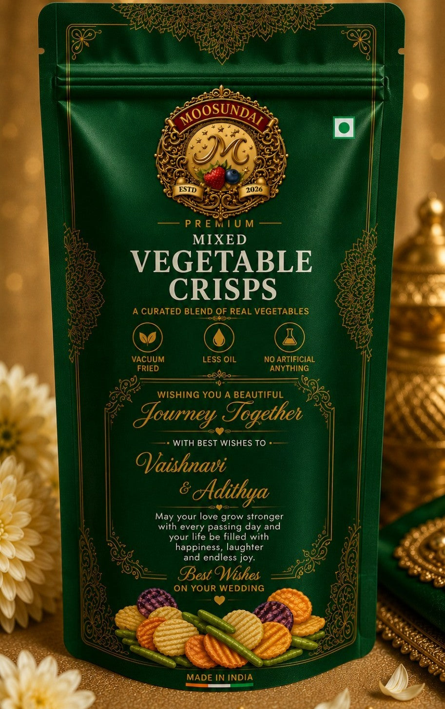 Wedding Edition – Mixed Vegetable Crisps 50g